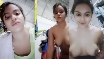 Beautiful Cute Gf Showing Fingering